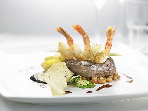 Creation from the restaurant The Grape