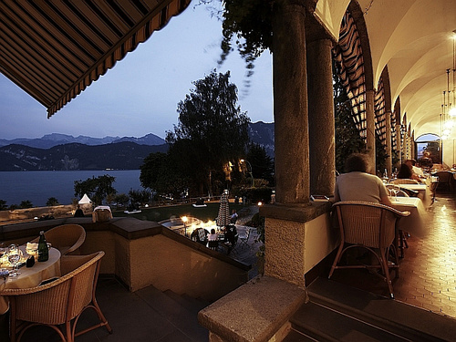 Veranda and terrace from the restaurant Sparks